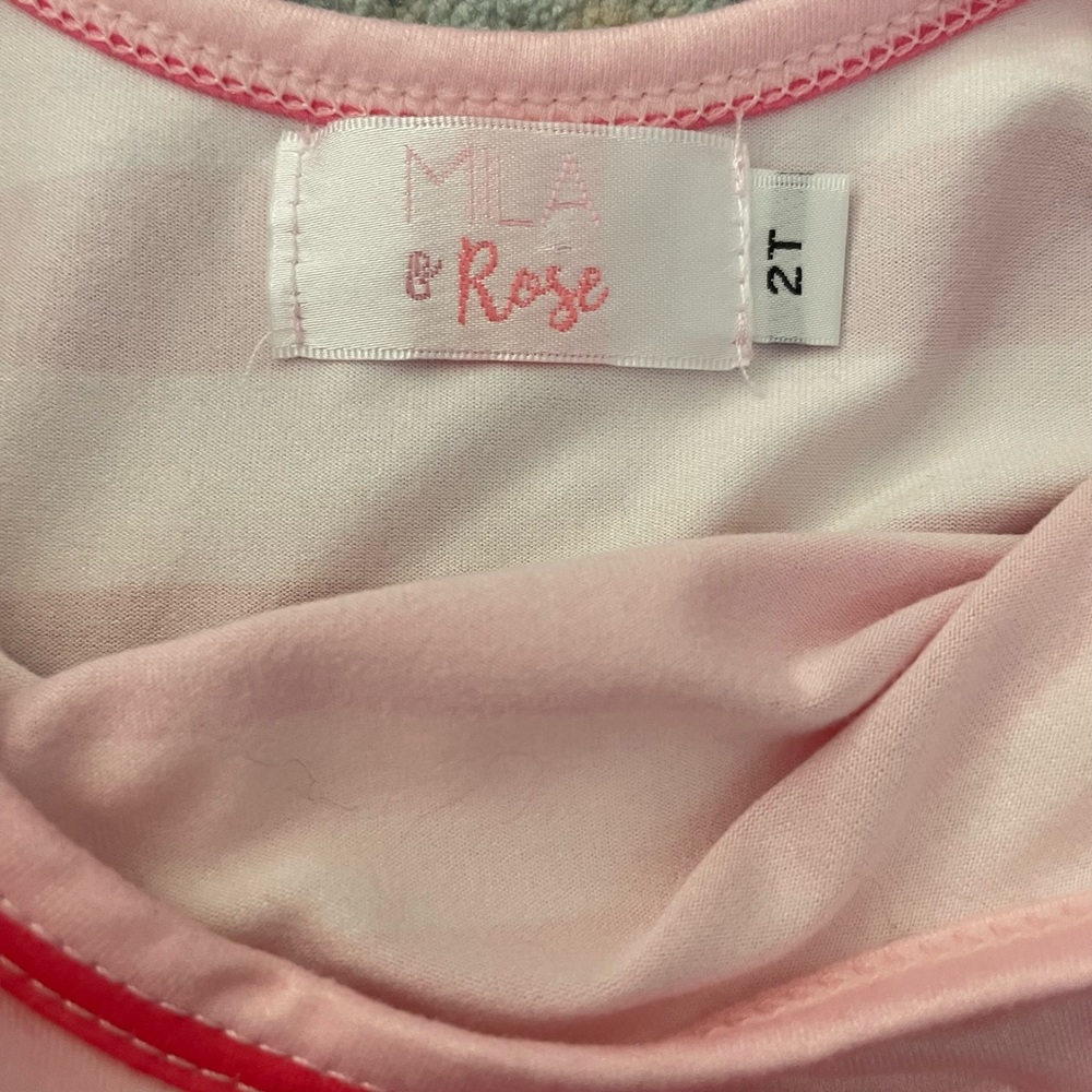 Mila & Rose 2T Girl Valentine’s Day All You Need Is Love Twirl Dress - Picture 10 of 16
